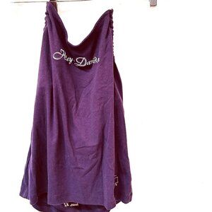 Harley Davidson Purple Halter Top Cotton Tucson Arizona EUC Size Extra Large XL